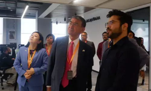 Japanese lawmakers visited the Indian Institute of Science (IISC)