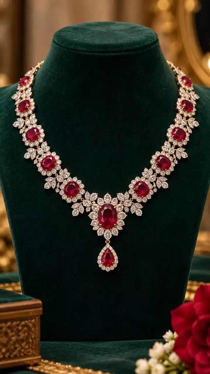 Ruby Necklace Designs Ruby Necklace Designs