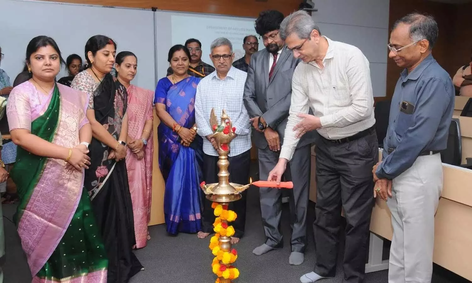 The Department of Applied Mathematics, College of Science and Technology, Andhra University inaugurated a five-day faculty development programme in Visakhapatnam The Department of Applied Mathematics, College of Science and Technology, Andhra University inaugurated a five-day faculty development programme in Visakhapatnam