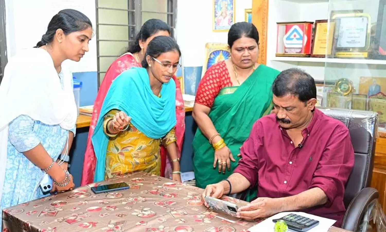 Bheemunipatnam MLA Ganta Srinivasa Rao at KGBV, Bheemunipatnam in Visakhapatnam Bheemunipatnam MLA Ganta Srinivasa Rao at KGBV, Bheemunipatnam in Visakhapatnam