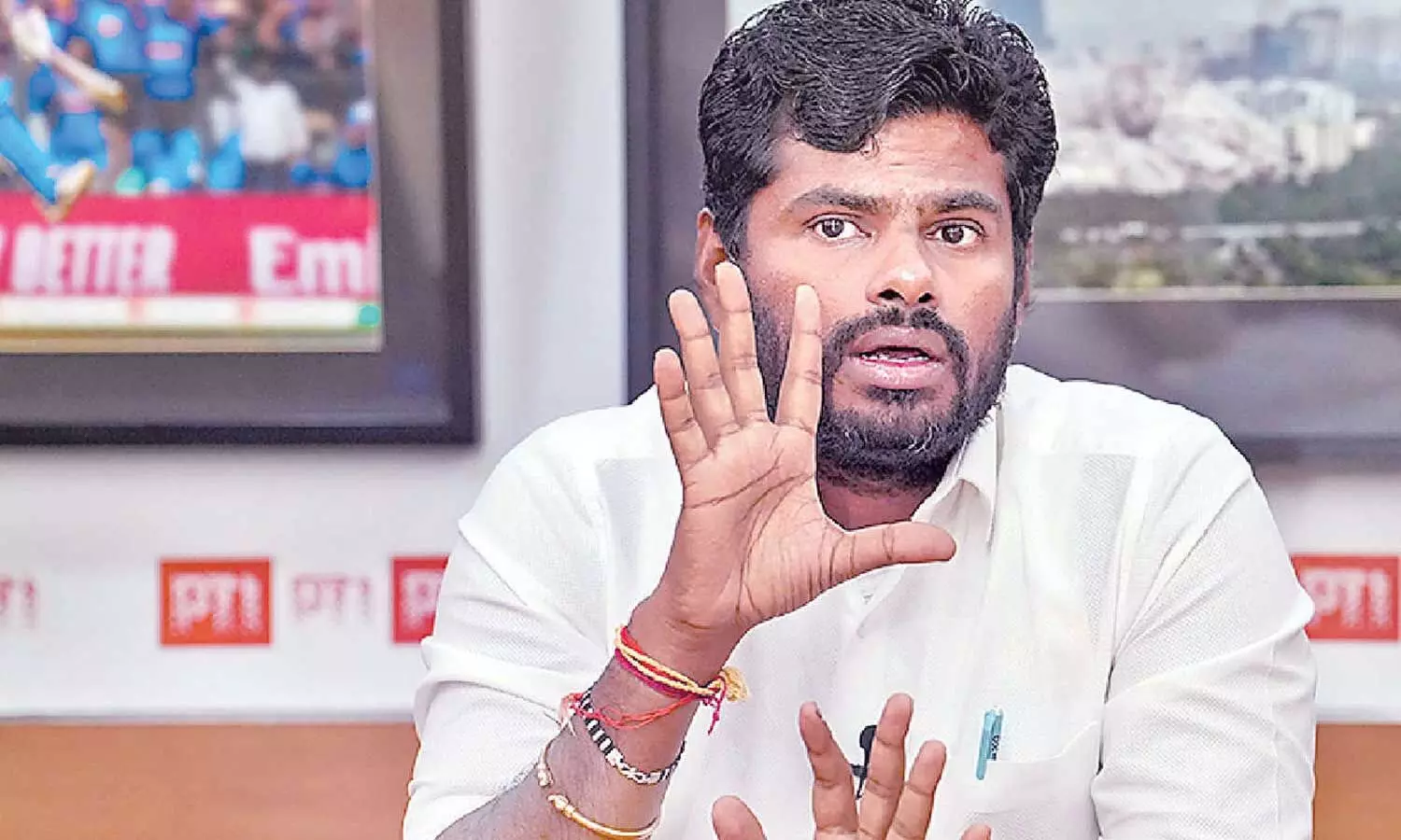Tamil Nadu BJP president K Annamalai Tamil Nadu BJP president K Annamalai