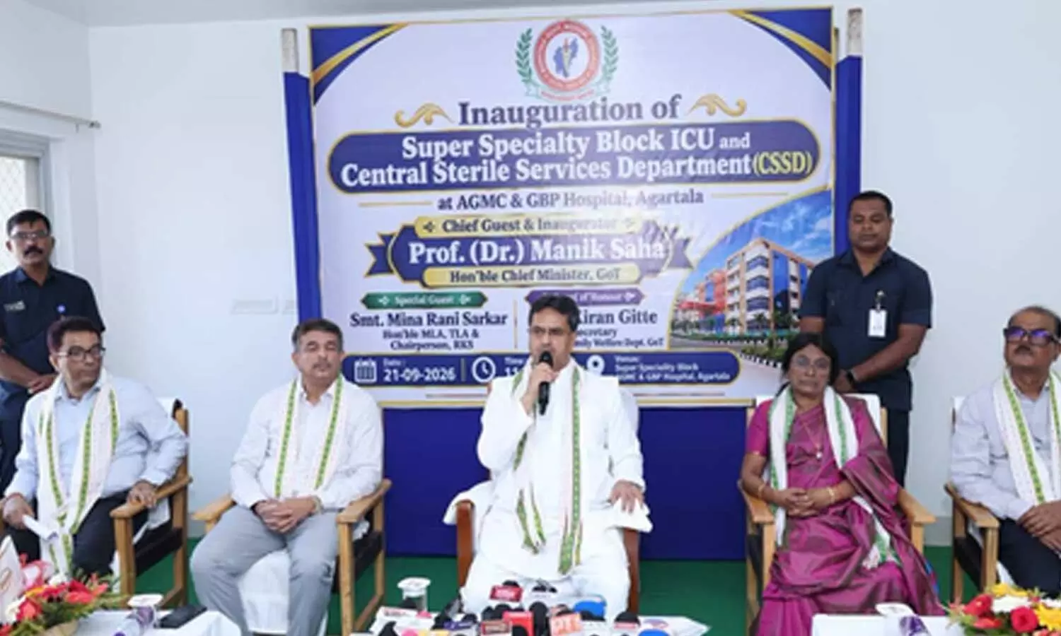 Tripura to create green corridors for ambulances during emergencies: CM Saha Tripura to create green corridors for ambulances during emergencies: CM Saha