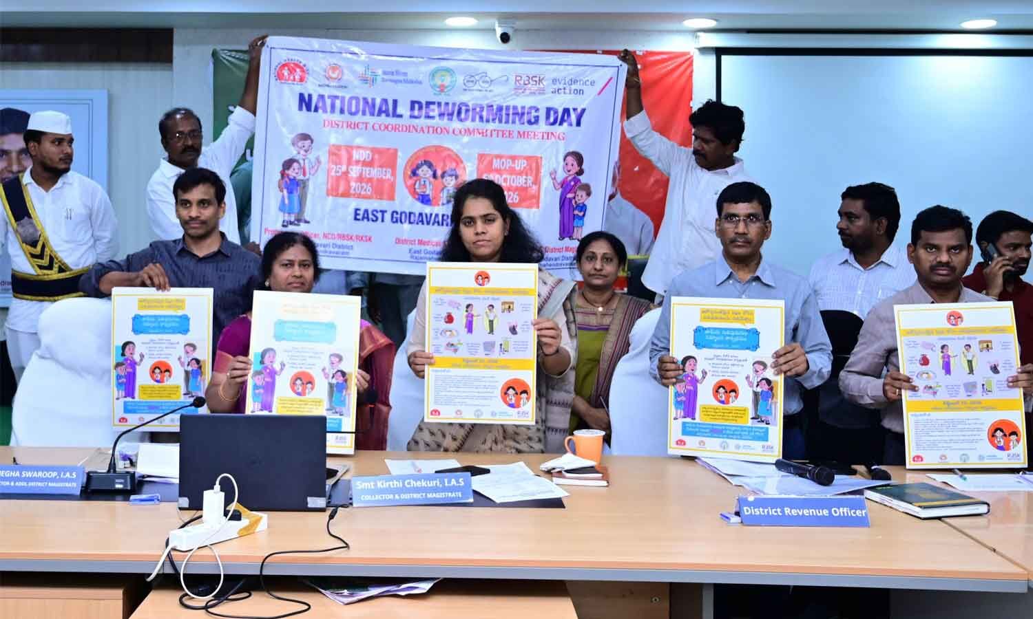 Rajamahendravaram to Conduct Deworming Drive on September 25