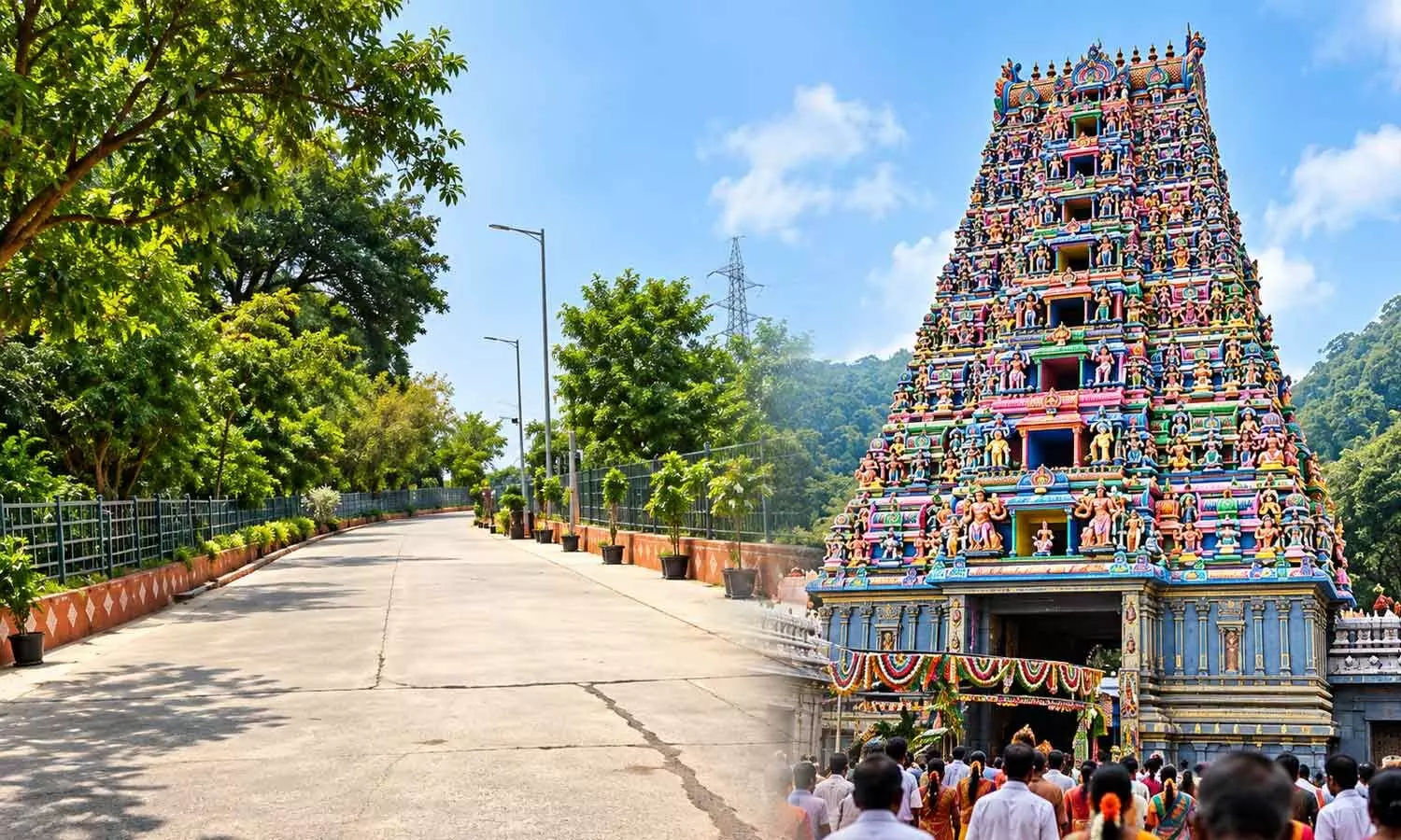 Indrakeeladri ghat road to be closed for a week Indrakeeladri ghat road to be closed for a week