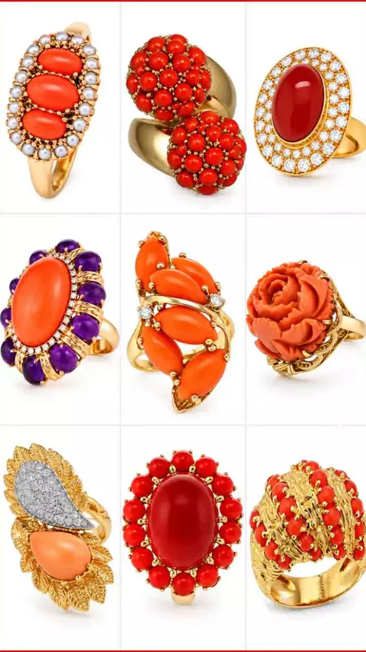 Antique Coral Rings: Upgrade your Look adorning them Antique Coral Rings: Upgrade your Look adorning them