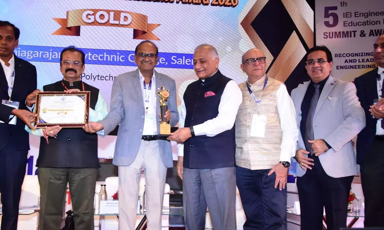 Thiagarajar polytechnic college receives education excellence award for fifth time Thiagarajar polytechnic college receives education excellence award for fifth time