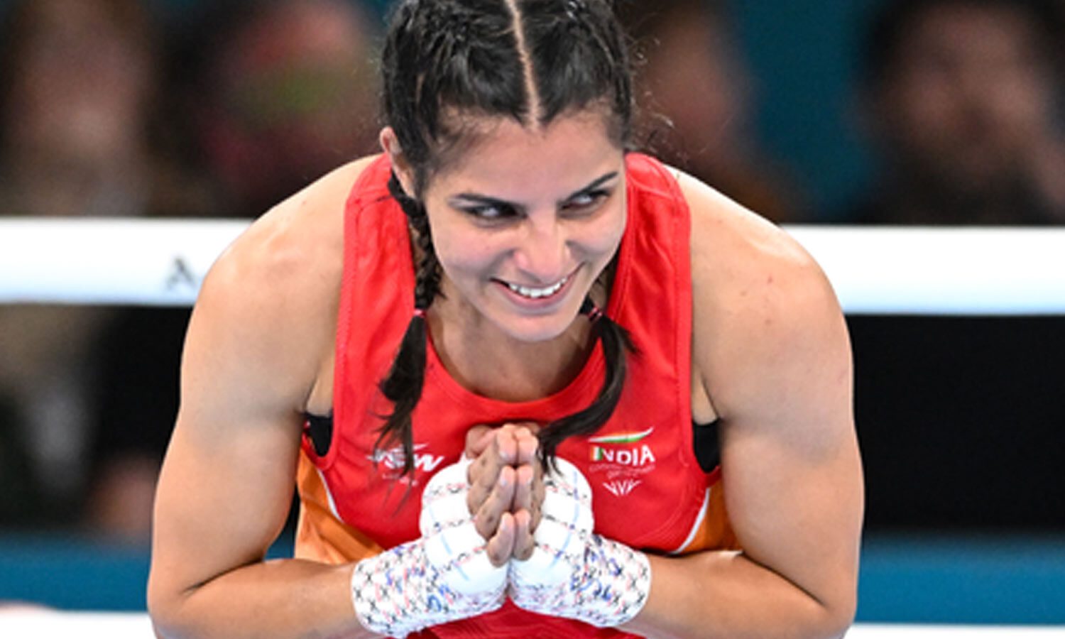 Sakshi Chaudhary Defeats Paris Bronze Medallist, Reaches Asian Games Pre-Quarterfinals