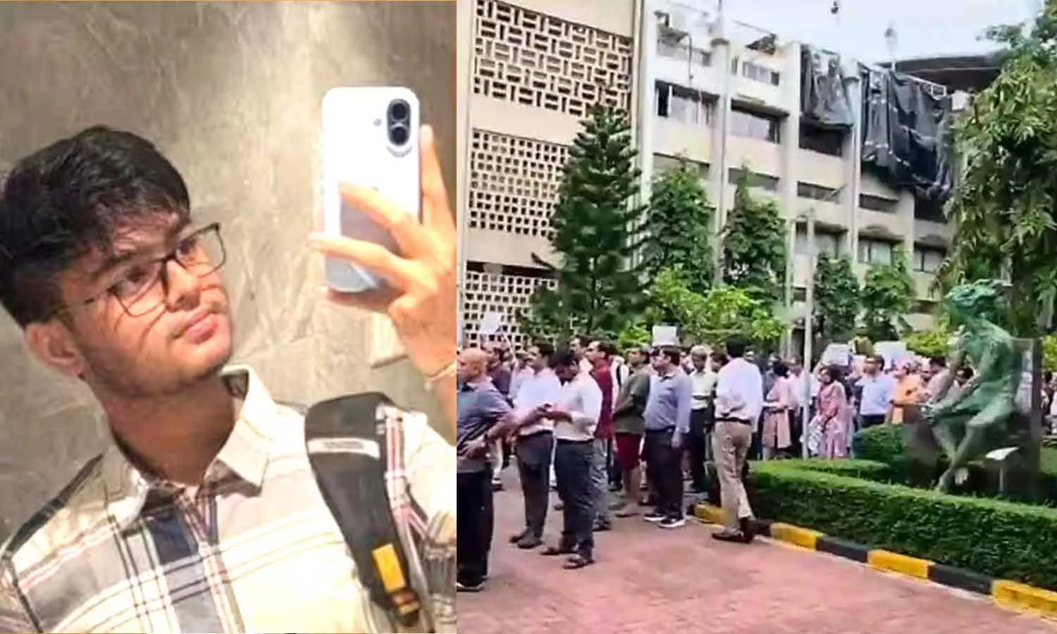 IIT Bombay Student Death: Crime Branch Examines CCTV Footage of Sahil Wakode Leaving Exam Hall IIT Bombay Student Death: Crime Branch Examines CCTV Footage of Sahil Wakode Leaving Exam Hall