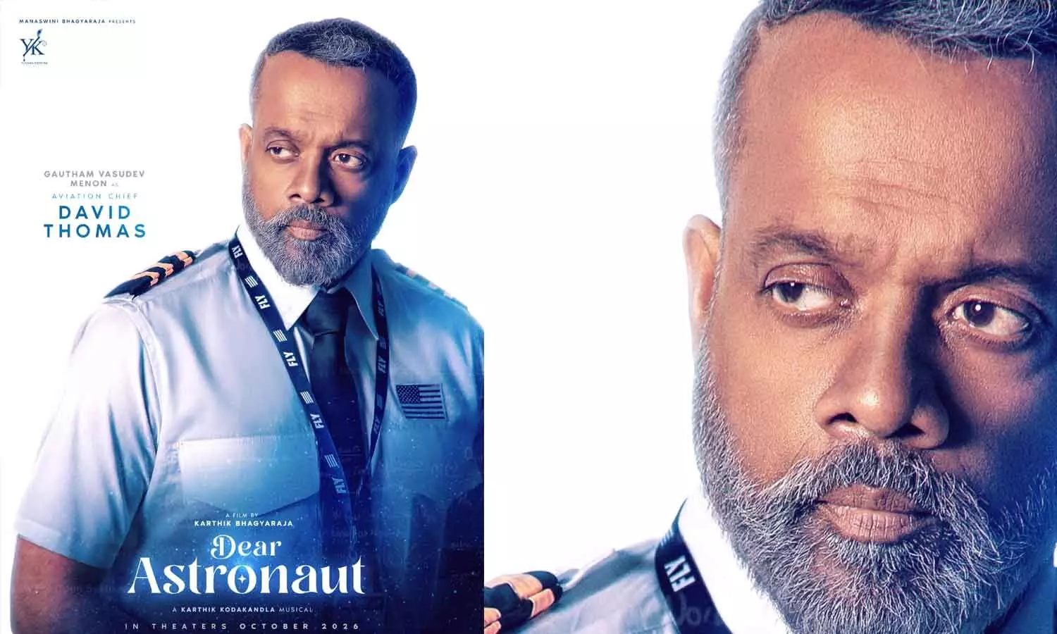 Gautham Vasudev Menon As ‘David Thomas’ - Dear Astronaut First Look Revealed Gautham Vasudev Menon As ‘David Thomas’ - Dear Astronaut First Look Revealed