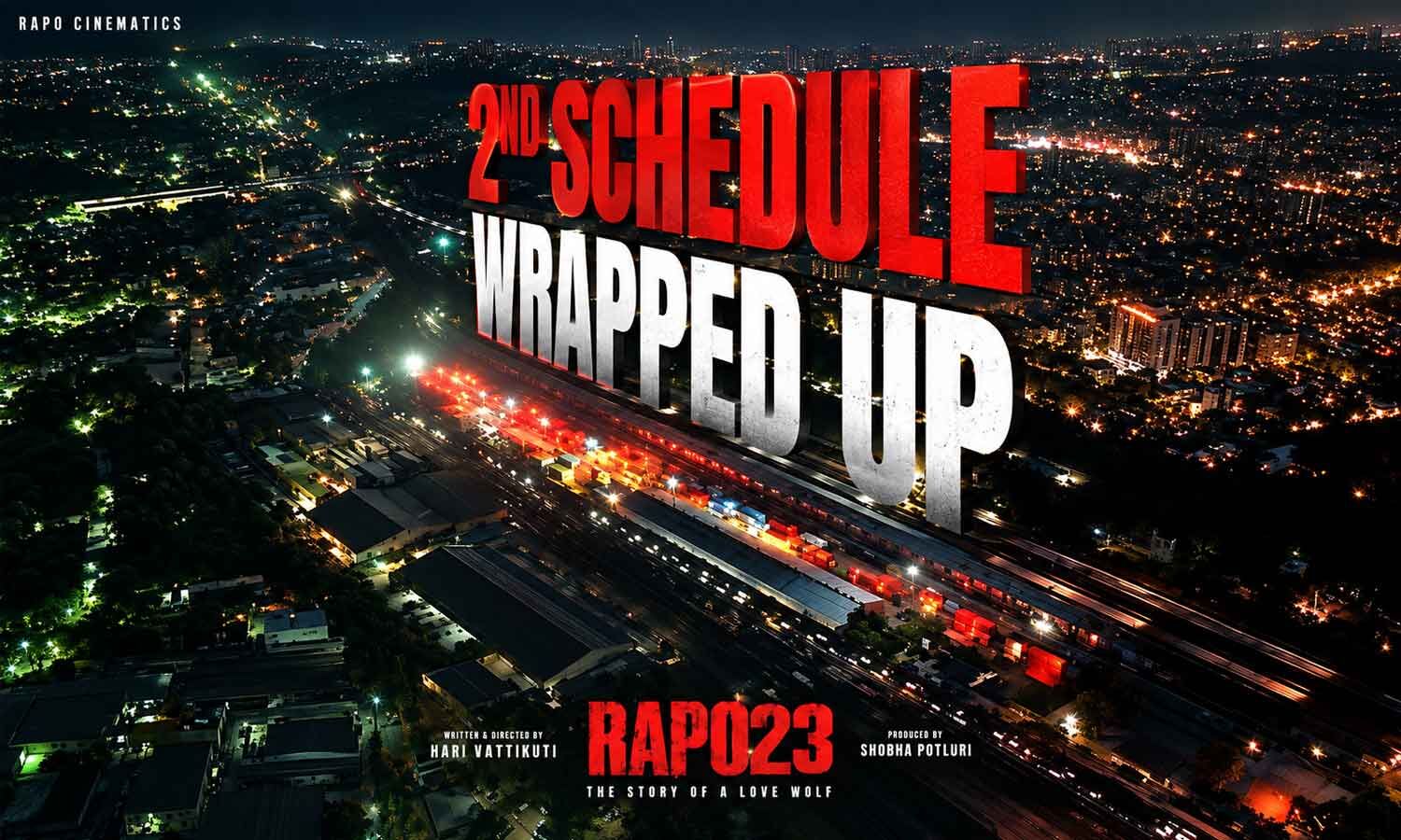 Ram Pothineni’s RAPO 23 Wraps Second Shooting Schedule