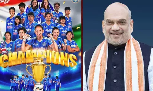 Amit Shah congratulates womens cricket team on winning gold at Asian Games