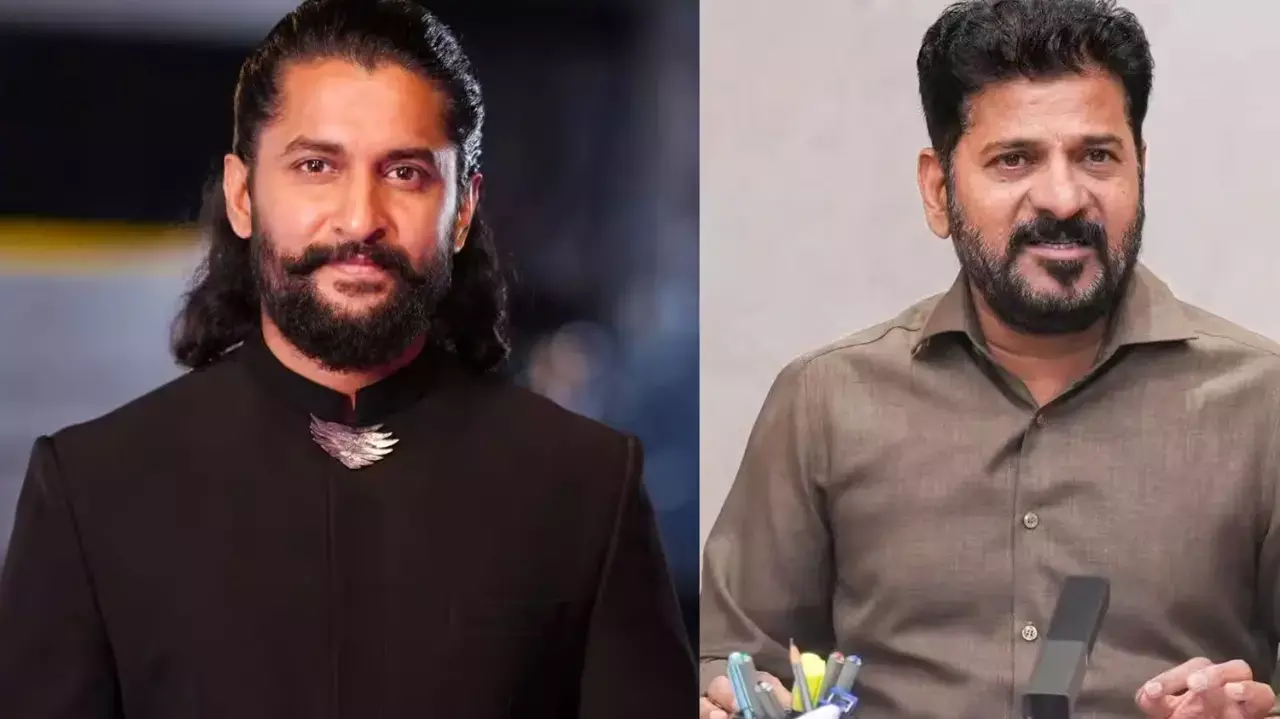 Actor Nani and CM Revanth Reddy Actor Nani and CM Revanth Reddy