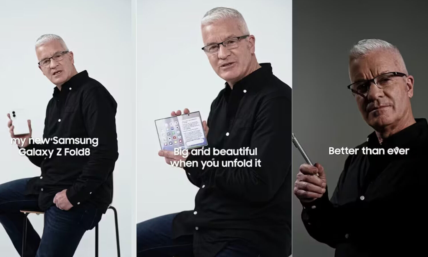 Samsung's Tim Cook Campaign Pokes Fun at Apple's Foldable iPhone