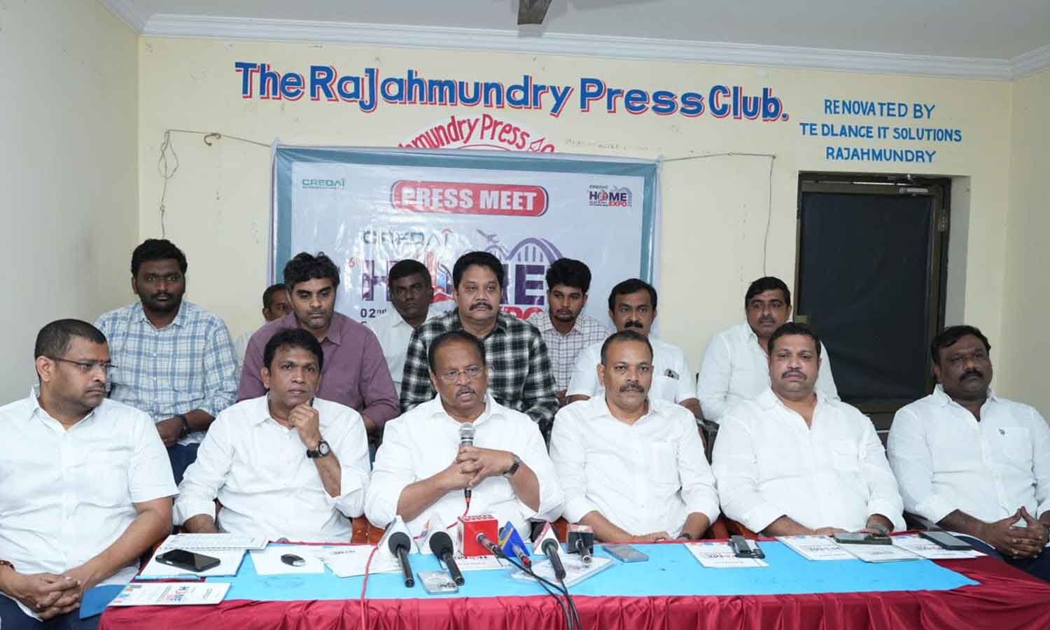 CREDAI to Host Three-Day Home Expo in Rajamahendravaram
