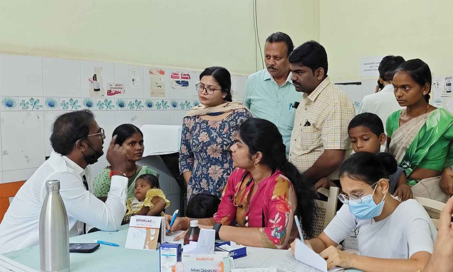 NCDC Team Reviews Public Health Preparedness at Kurnool Hospital