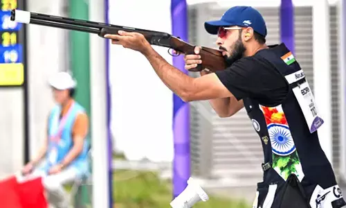 Asian Games Shooting: Naruka, Khan, Gill shoot skeet team bronze; womens team wins bronze