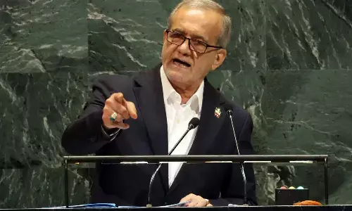 Irans president speaks at the United Nations in rare wartime address Irans president speaks at the United Nations in rare wartime address