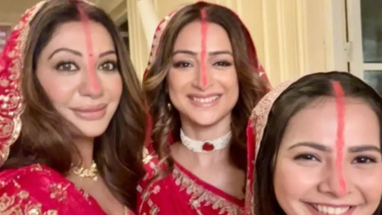Actress Gauri Pradhan shared a glimpse of her first Chhath Puja celebrations Actress Gauri Pradhan shared a glimpse of her first Chhath Puja celebrations