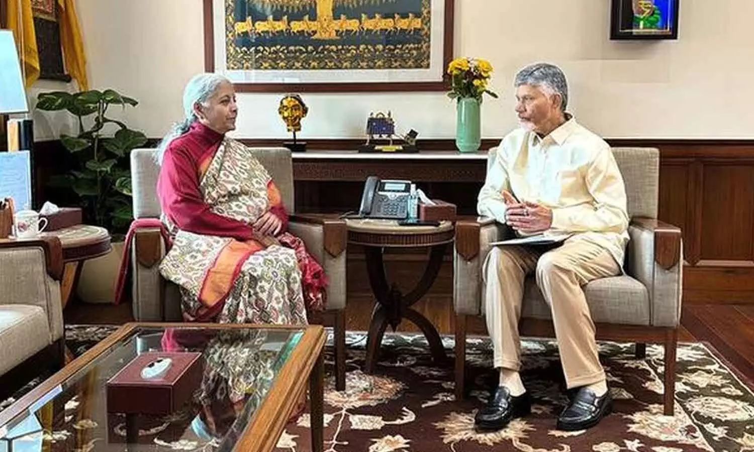 CM Naidu, Nirmala to lay stone for Seema horticulture bub on Oct 2 CM Naidu, Nirmala to lay stone for Seema horticulture bub on Oct 2