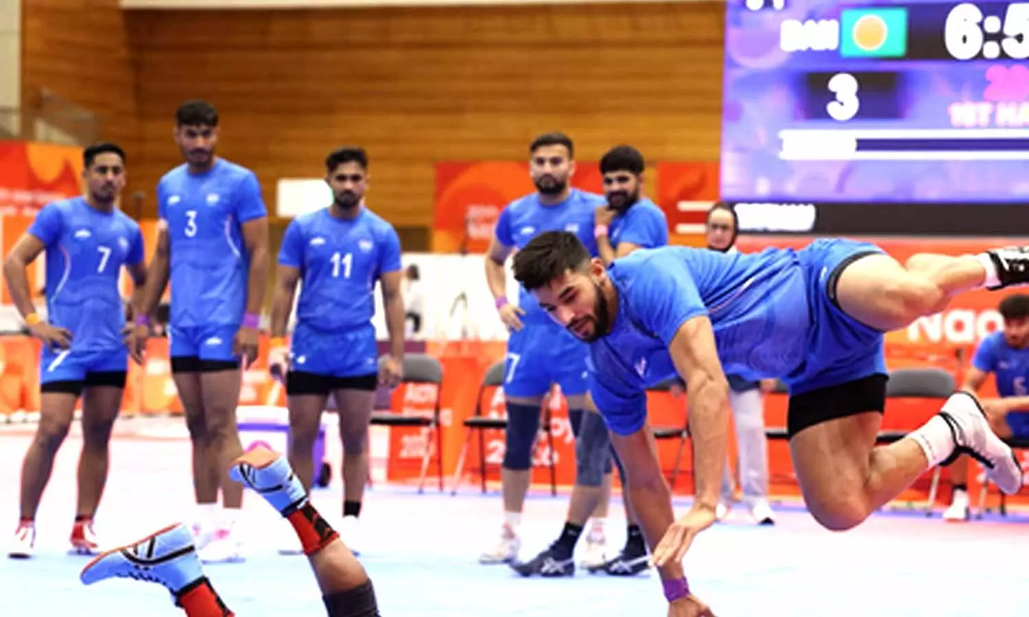Asian Games: India men remain unbeaten to top Group A with 37-21 win over Chinese Taipei in kabaddi Asian Games: India men remain unbeaten to top Group A with 37-21 win over Chinese Taipei in kabaddi