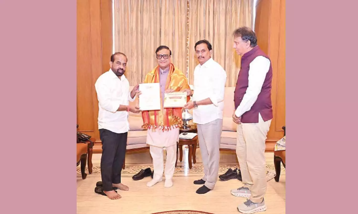 Assam CM invited to Vijayawada Dasara fete Assam CM invited to Vijayawada Dasara fete