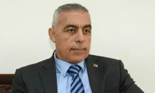 Palestines Ambassador to India, Abdullah M Abu Shawesh