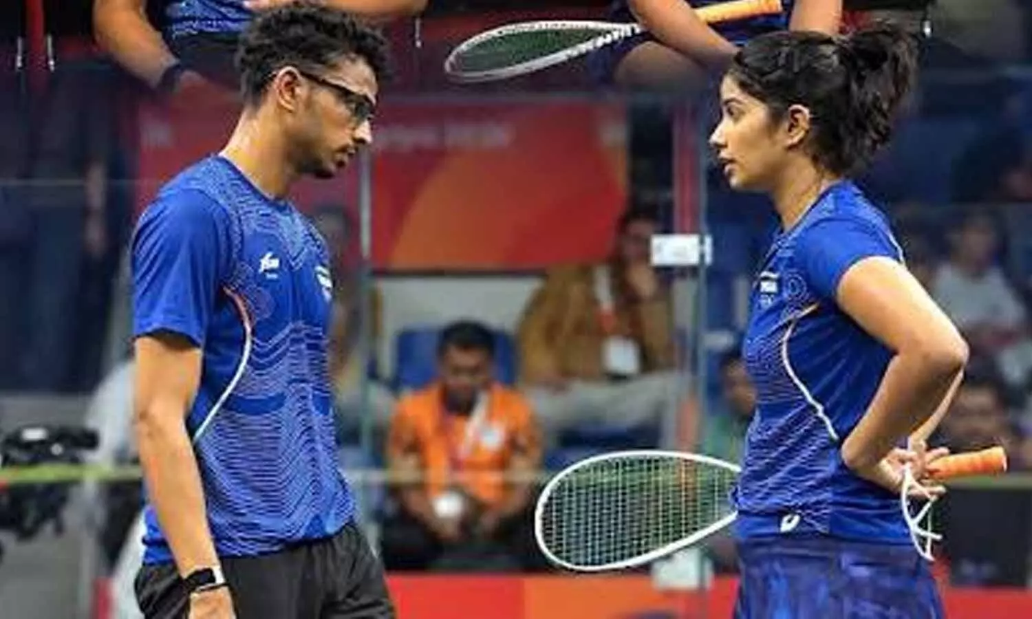 Joshna-Velavan duo assured of medal in squash mixed team at Asiad Joshna-Velavan duo assured of medal in squash mixed team at Asiad