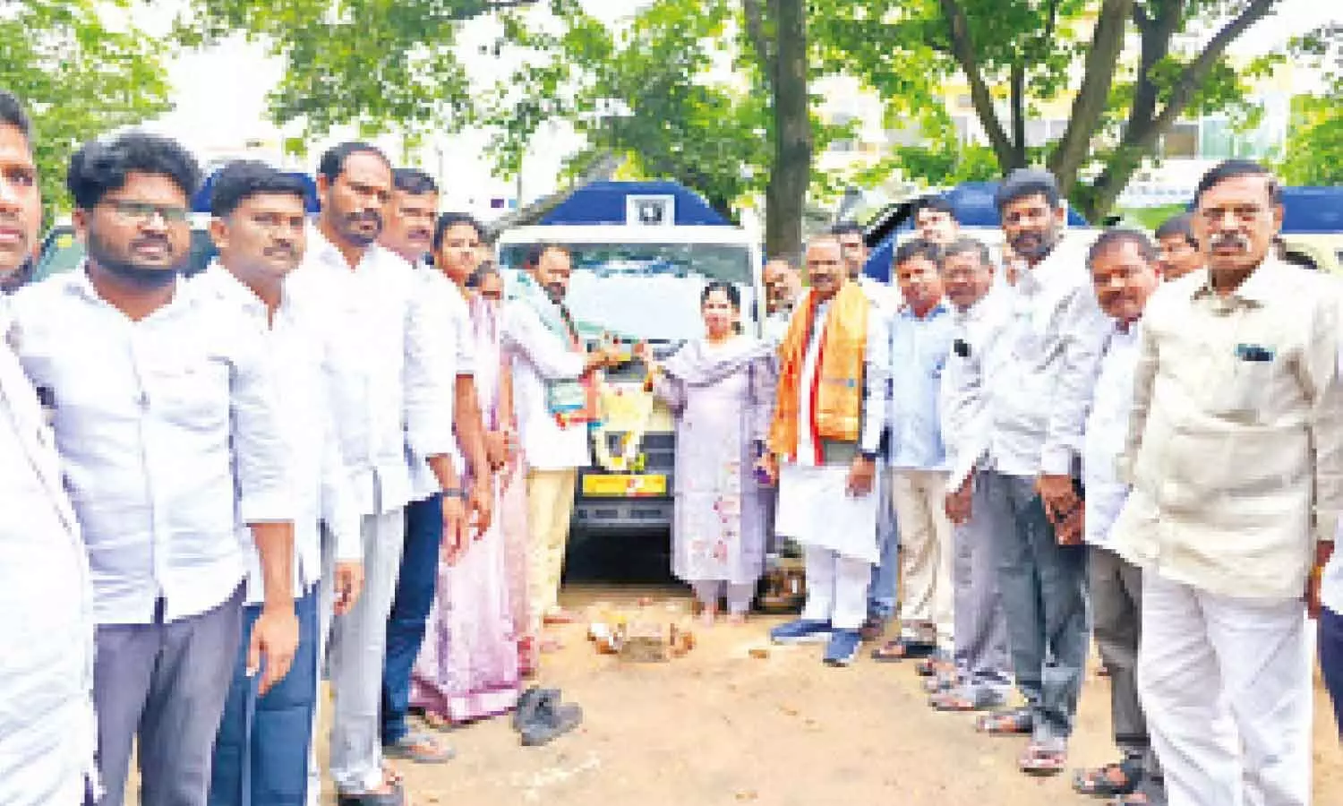 Sanitation vehicles get a facelift in Wyra Sanitation vehicles get a facelift in Wyra