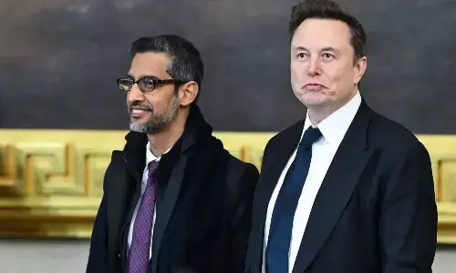 Google CEO Sundar Pichai and Elon Musk