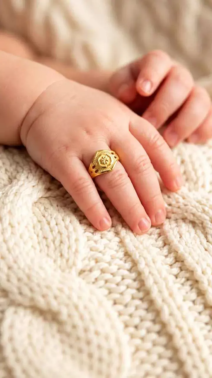 Baby Gold Ring Designs: For the Apple of your Eyes Baby Gold Ring Designs: For the Apple of your Eyes