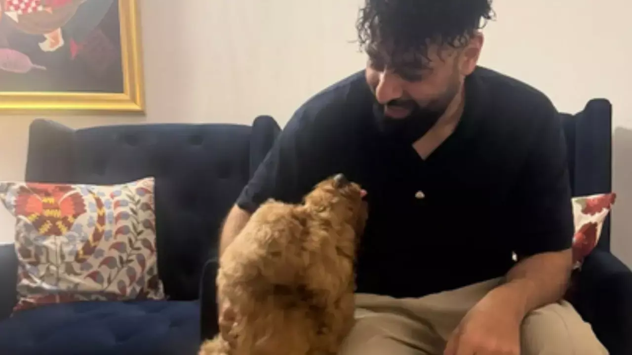 Rapper-singer Badshah recently introduced his fans to his “first ever doggo friend” Laddu.