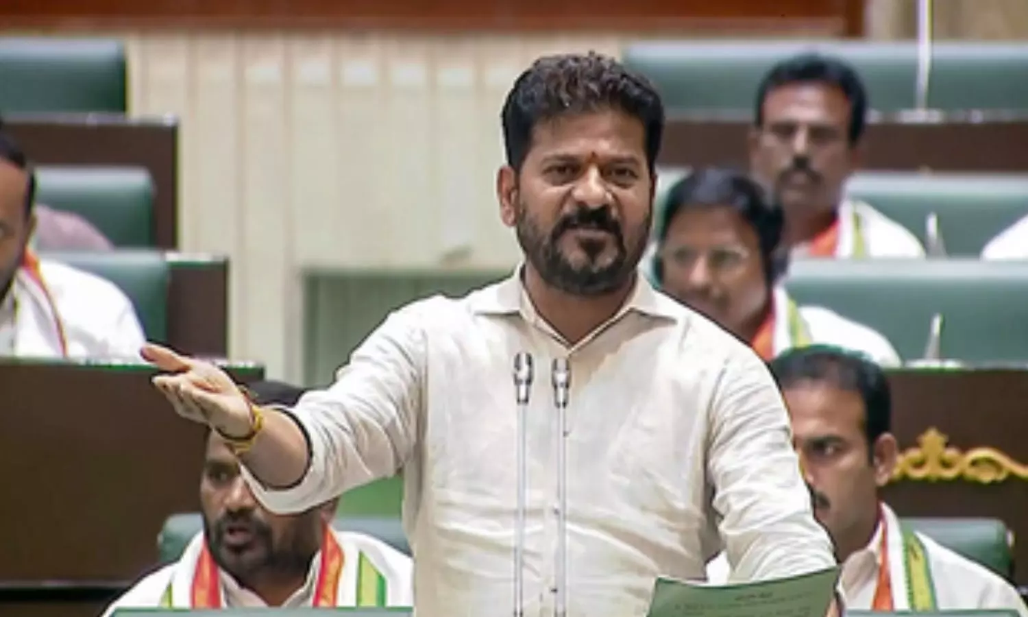 Telangana Chief Minister A. Revanth Reddy Telangana Chief Minister A. Revanth Reddy
