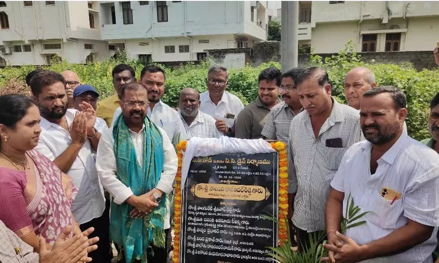 ‘Planned road development in Warangal after drainage works’ ‘Planned road development in Warangal after drainage works’