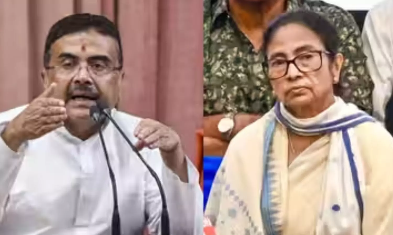West Bengal Chief Minister Suvendu Adhikari and former CM Mamata Banerjee. West Bengal Chief Minister Suvendu Adhikari and former CM Mamata Banerjee.