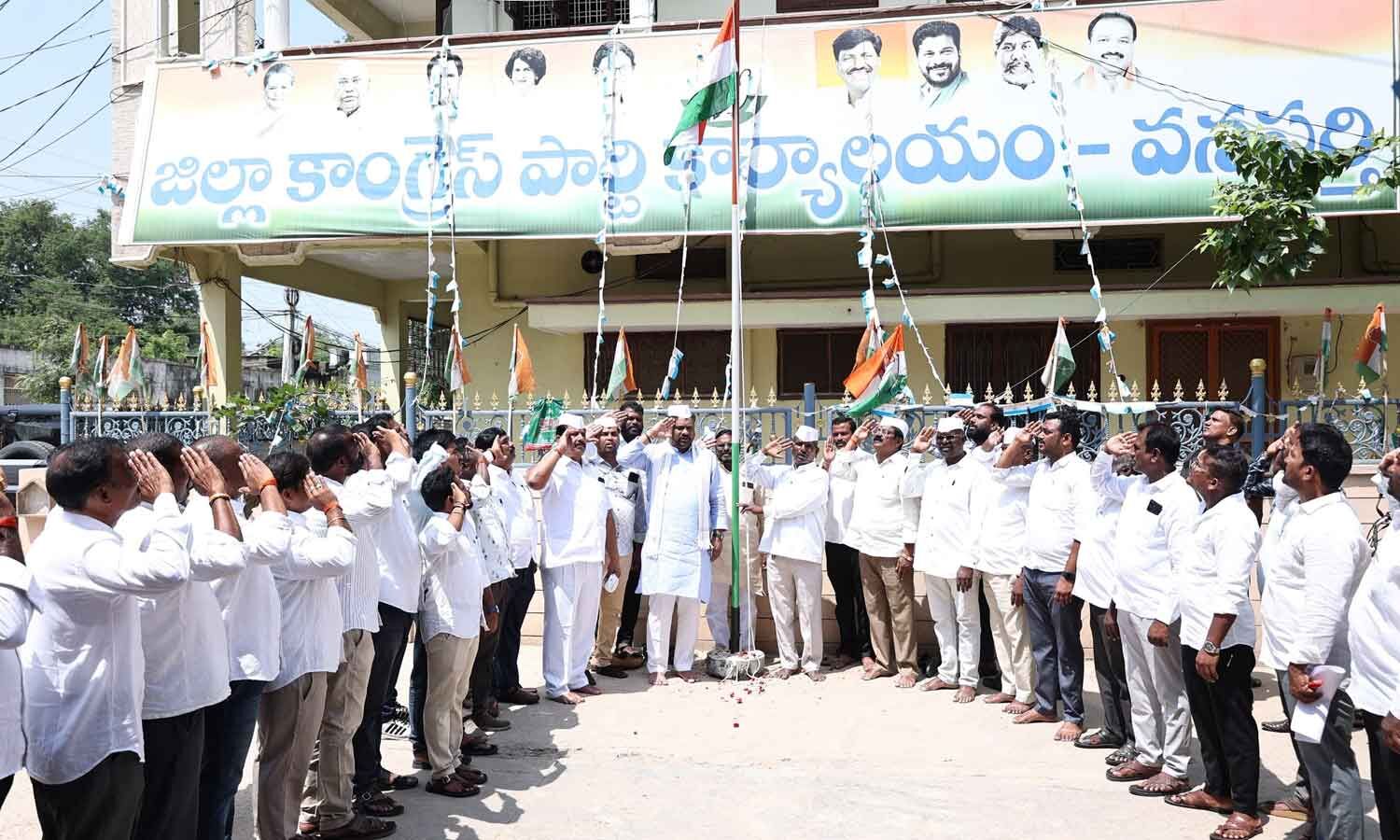 Seva Dal Monthly Flag-Hoisting Programme to Continue in Wanaparthy