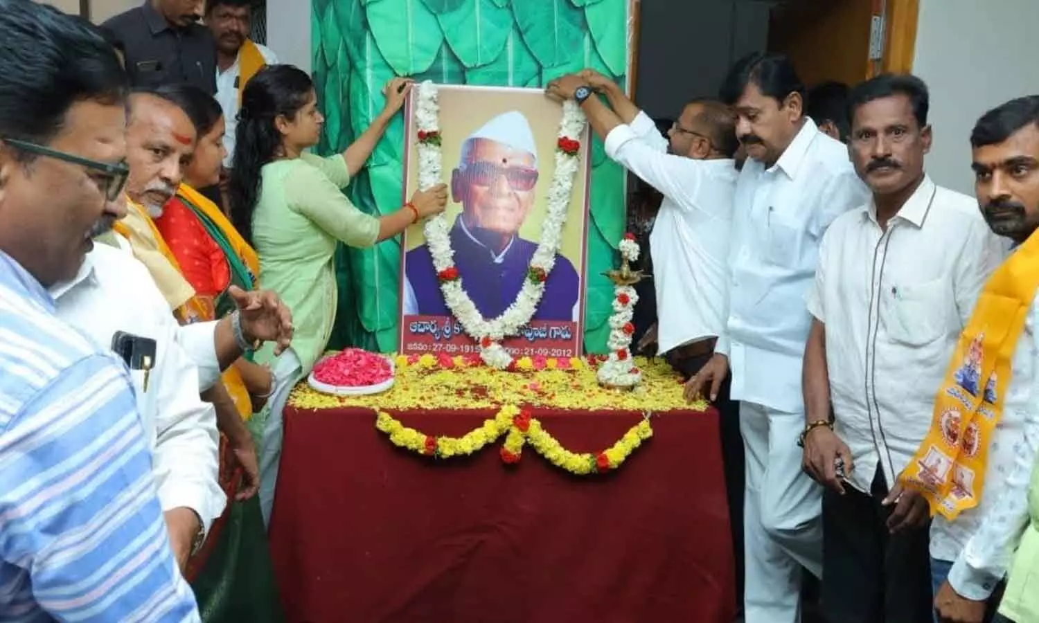 Naini Rajender Reddy calls for upholding Bapuji’s ideals Naini Rajender Reddy calls for upholding Bapuji’s ideals