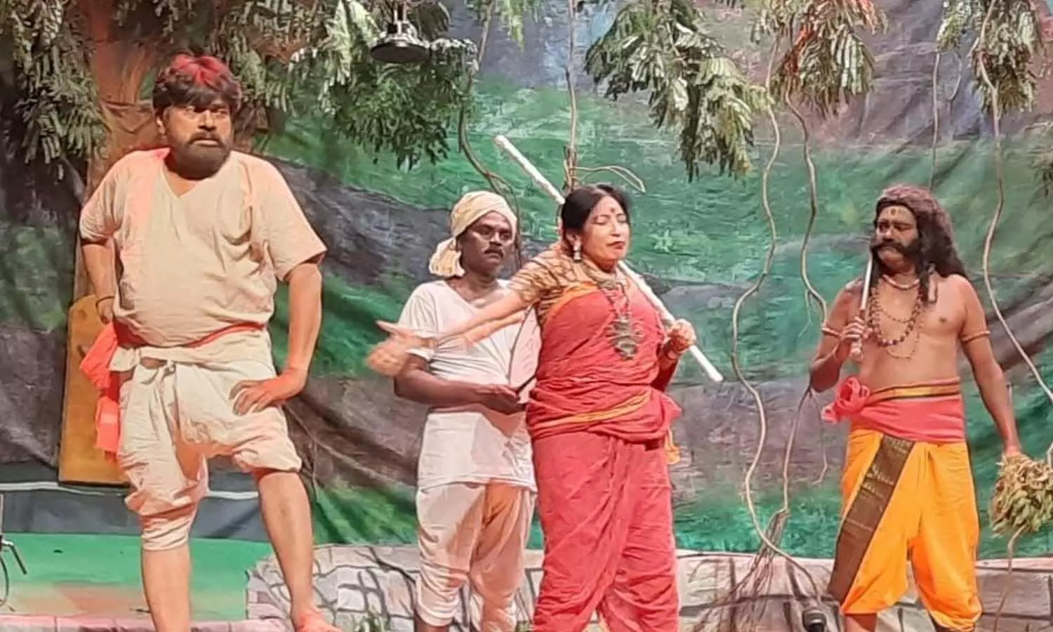 A scene from the play ‘Kadalika’ A scene from the play ‘Kadalika’