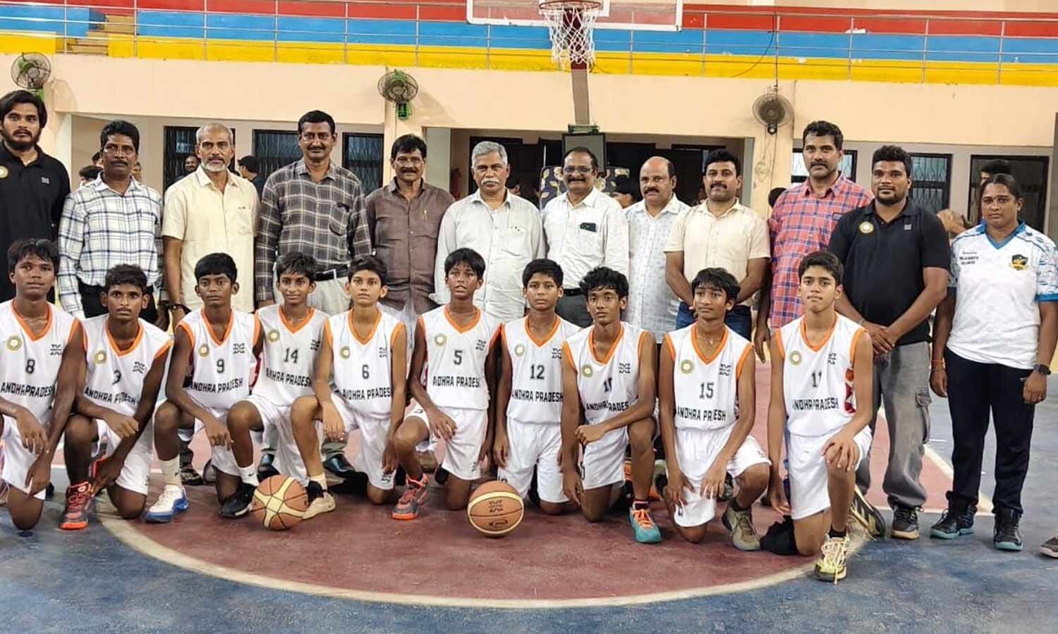 Andhra Pradesh Teams Win Opening Matches at National Basketball Championship
