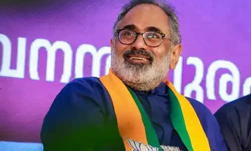 Kerala Bharatiya Janata Party (BJP) chief Rajeev Chandrasekhar