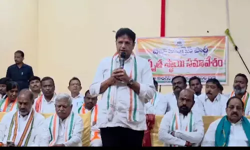 Congress gears up for Revanth Reddy’s Sircilla visit Congress gears up for Revanth Reddy’s Sircilla visit