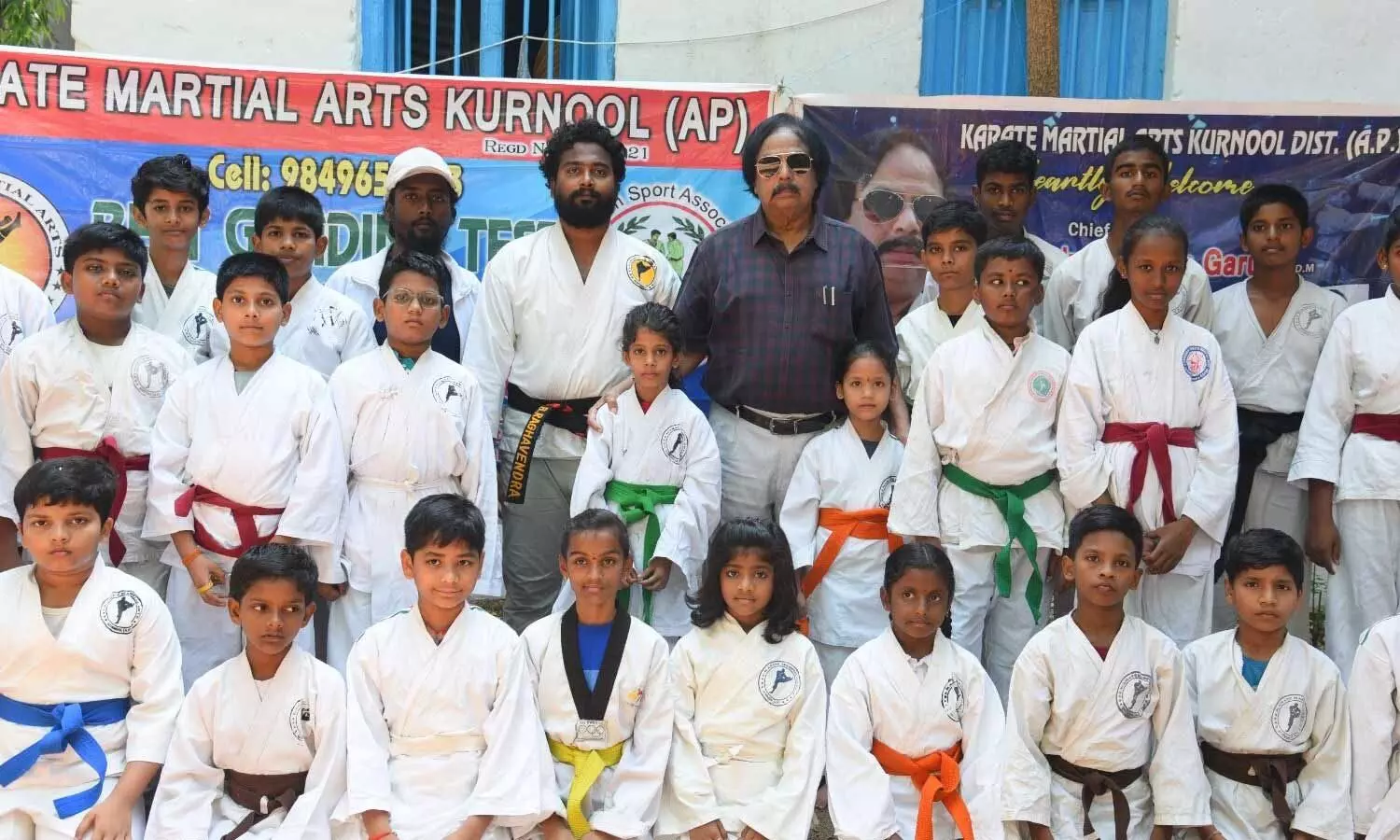 Kurnool karate grading event held Kurnool karate grading event held