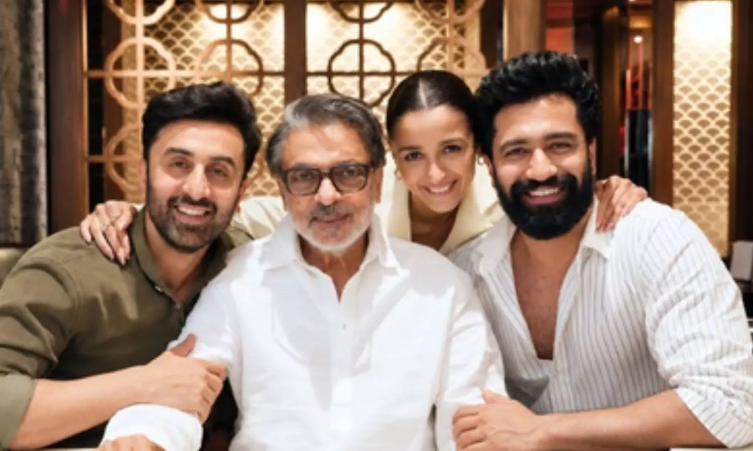 Actor Ranbir Kapoor celebrated his 44th birthday with his Love & War team Actor Ranbir Kapoor celebrated his 44th birthday with his Love & War team