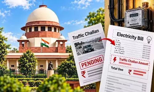 Unpaid Traffic Fines? SC suggests adding challans to power bills