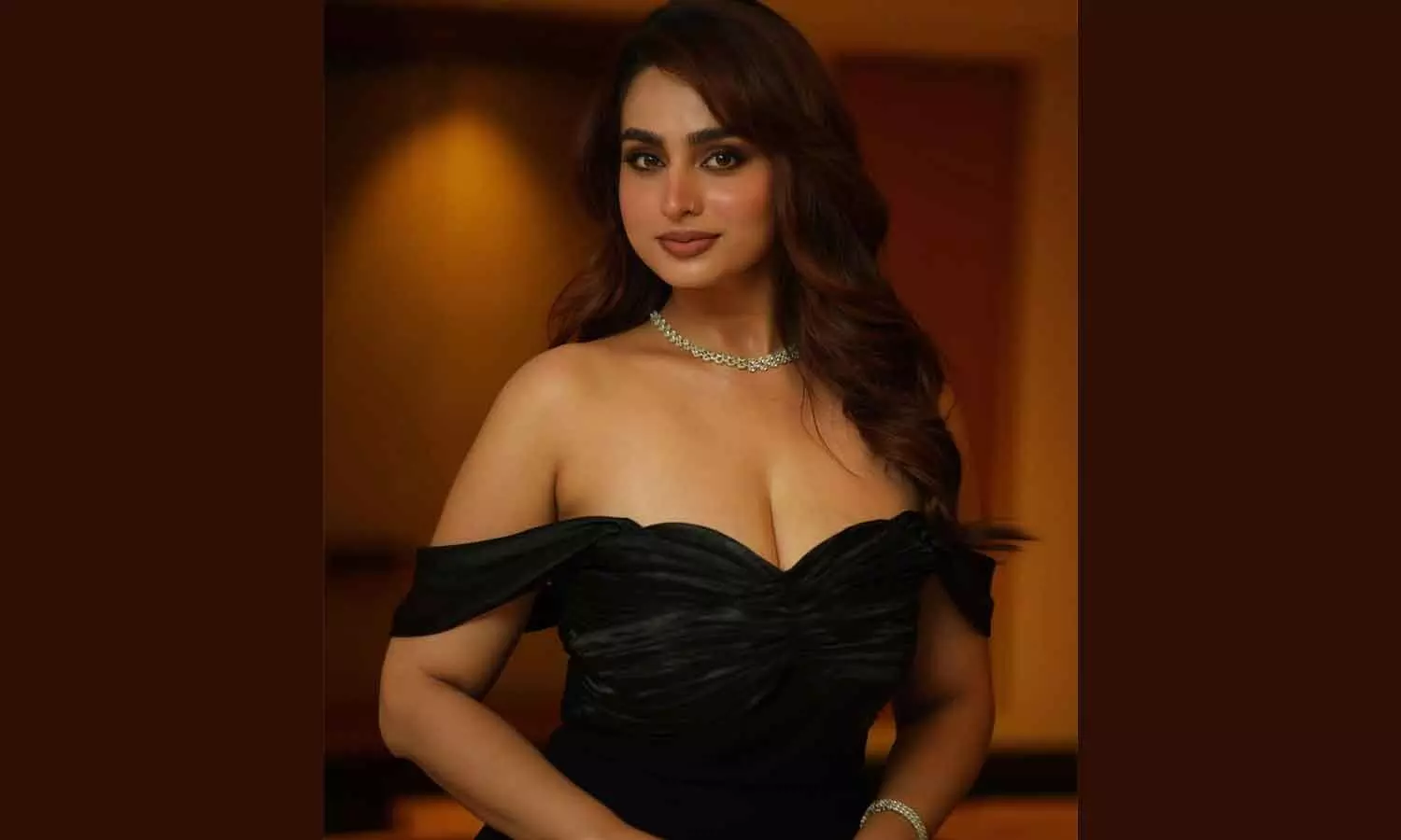 Ayesha Khan stuns in black off-shoulder gown Ayesha Khan stuns in black off-shoulder gown