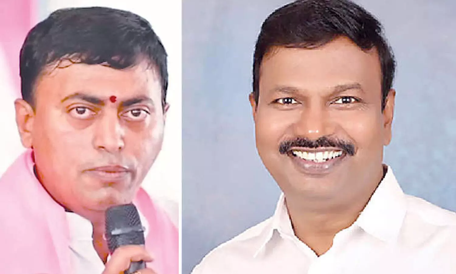 BRS leader A Rakesh Reddy (likely candidate) and Janasena candidate Gadala Srinivasa Rao BRS leader A Rakesh Reddy (likely candidate) and Janasena candidate Gadala Srinivasa Rao