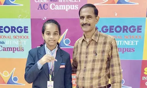 Karimnagar: St George student selected for state-level TT competitions
