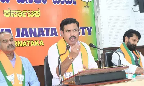 Give Rs 50k per acre drought relief or admit financial crisis: Vijayendra