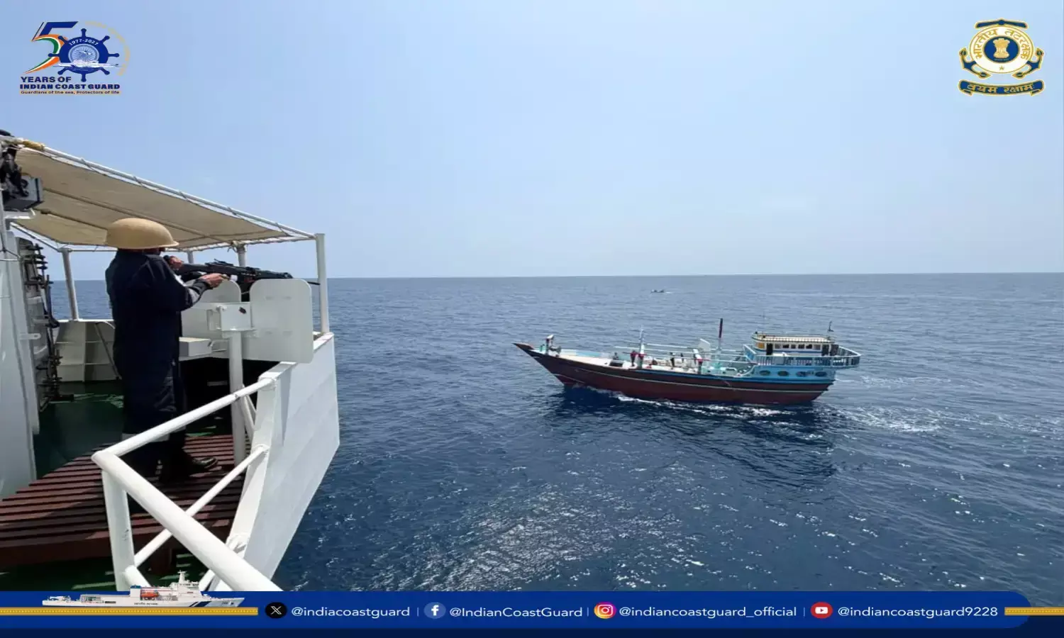 Bharatiya Tatrakshak Seizes ₹3,000 Crore Worth of Narcotics at Sea Bharatiya Tatrakshak Seizes ₹3,000 Crore Worth of Narcotics at Sea