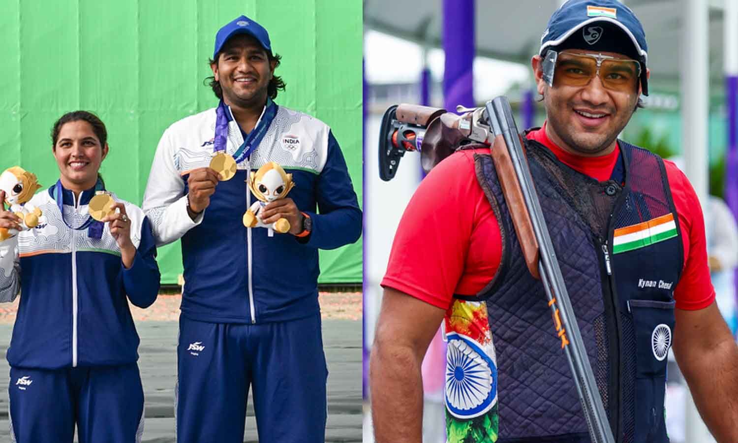 Kynan Chenai, Neeru Dhanda Win Asian Games Mixed Trap Gold