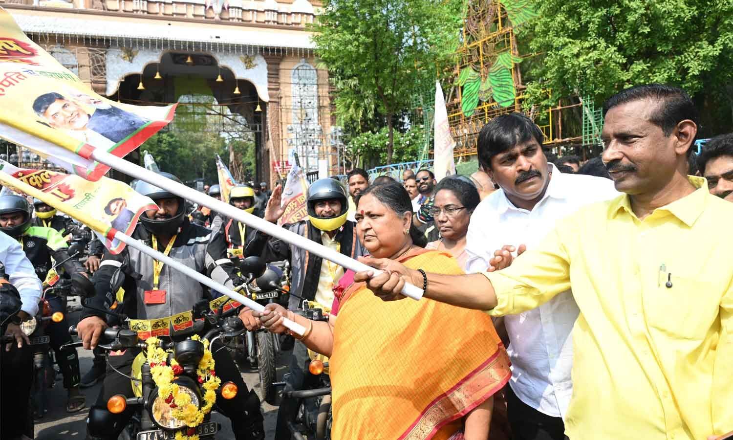 TDP Seva Sankalp Yatra Begins in Alipiri, Spans Four States